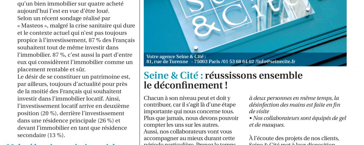 Seine et cite lettre info N° 18 printemps 2021