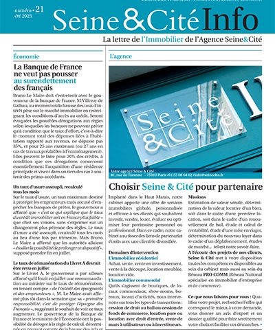 Lettre Info Seine & Cité été 2023